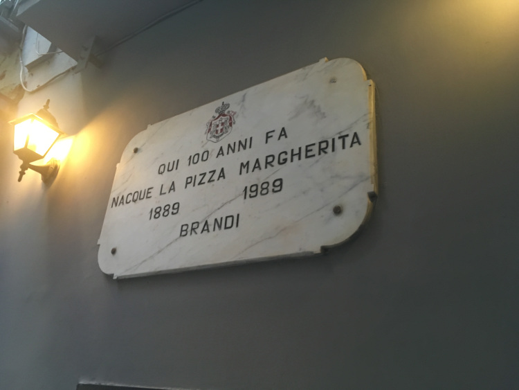 Plaque Pizza Margherita - Naples