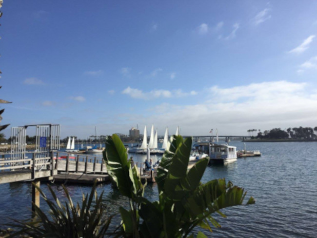 Vue du lieu de mariage - San Diego