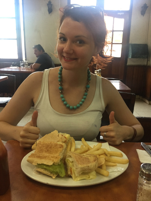 Repas végétarien au Café Coca-Cola