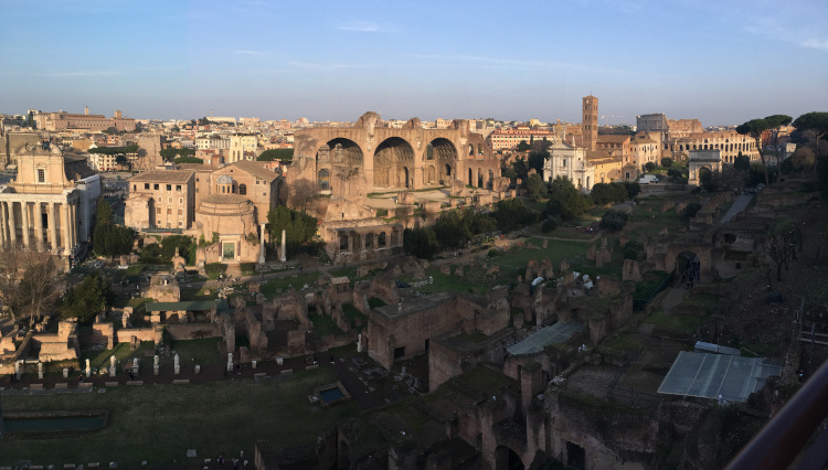 Vue sur le Forum romain